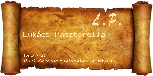 Lukács Pasztorella névjegykártya
